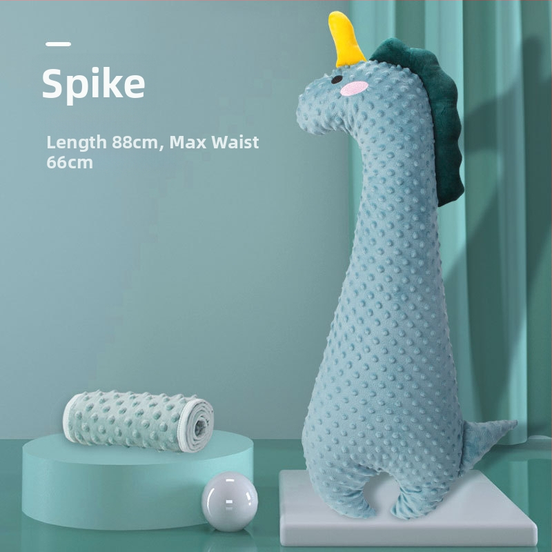 Pidole kūdikio pliušinis miego pagalvėlis – saldainio formos, tinkamas kūdikiams 0–3 metų; įdėklas: poliesterio pluoštas