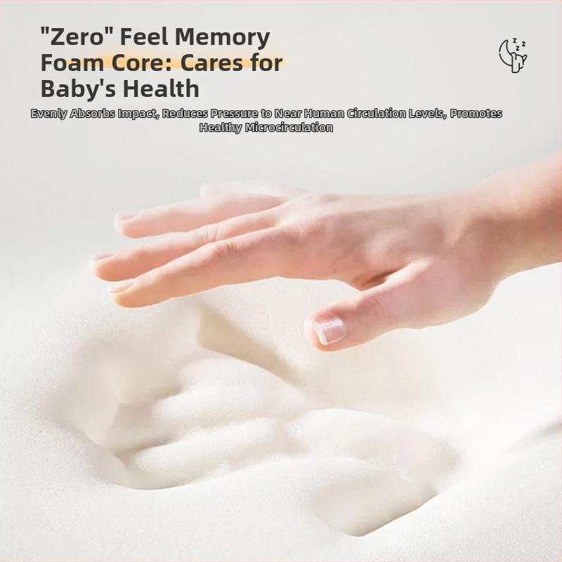 Beebi mäluvaht peakaela kujundamise padi, ovaalne südamik, 100% puuvillane kate, sobib beebidele