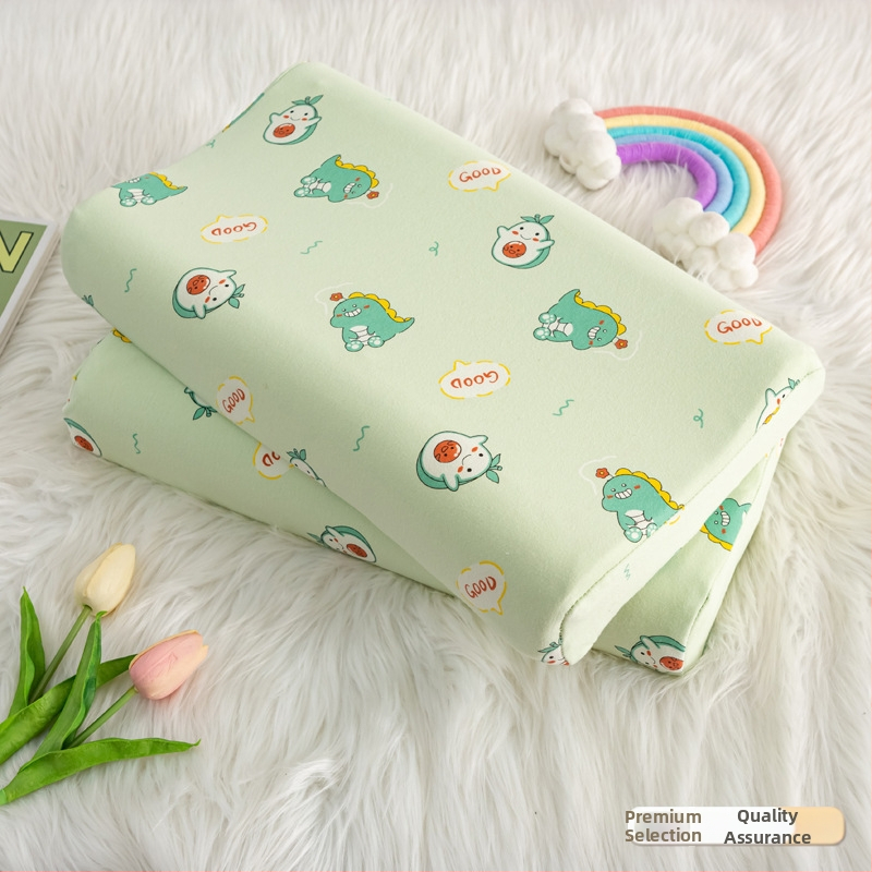 Laste latexpadi ristkülikukujulise vormiga, puhta puuvillase südamikuga ja loodusliku lateksi sisalduse 90% ja rohkem