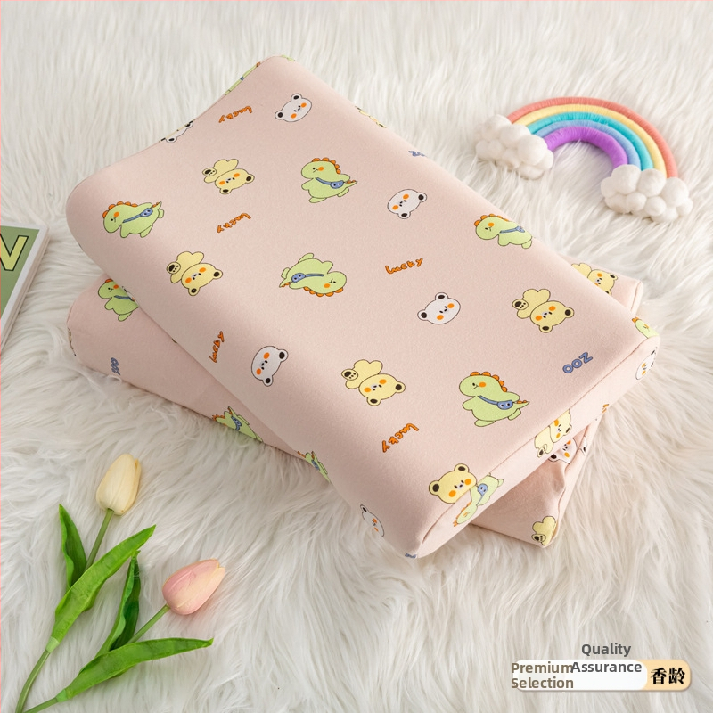 Laste latexpadi ristkülikukujulise vormiga, puhta puuvillase südamikuga ja loodusliku lateksi sisalduse 90% ja rohkem