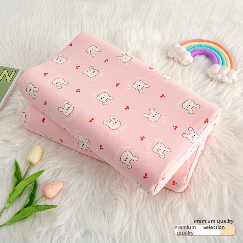 Laste latexpadi ristkülikukujulise vormiga, puhta puuvillase südamikuga ja loodusliku lateksi sisalduse 90% ja rohkem