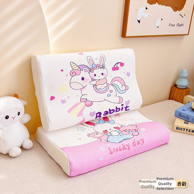 Laste latexpadi ristkülikukujulise vormiga, puhta puuvillase südamikuga ja loodusliku lateksi sisalduse 90% ja rohkem