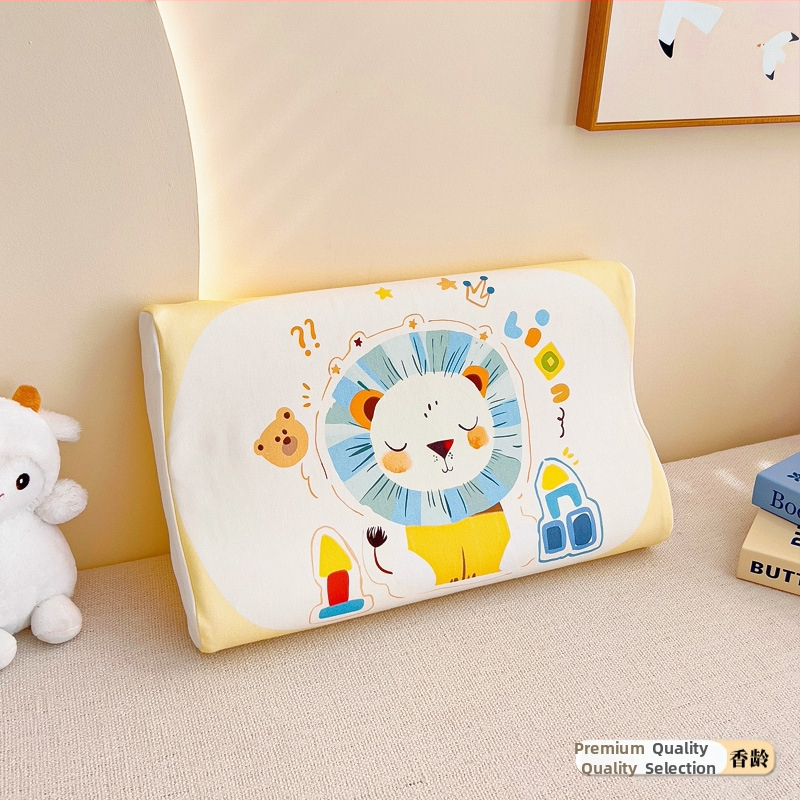 Laste latexpadi ristkülikukujulise vormiga, puhta puuvillase südamikuga ja loodusliku lateksi sisalduse 90% ja rohkem