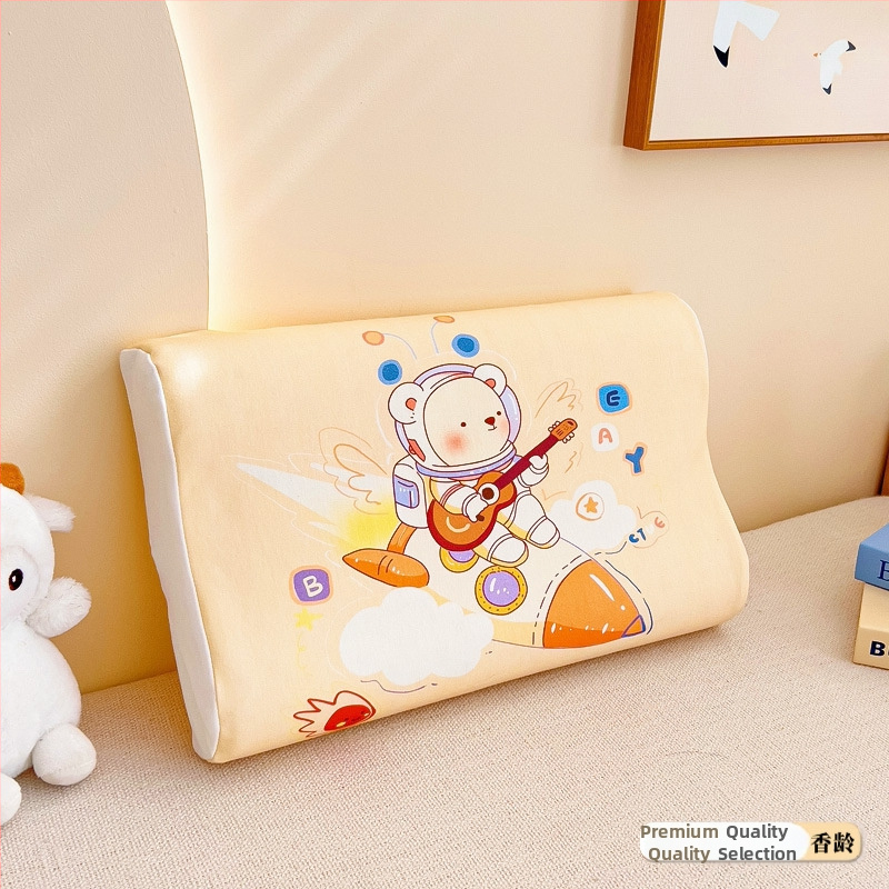 Laste latexpadi ristkülikukujulise vormiga, puhta puuvillase südamikuga ja loodusliku lateksi sisalduse 90% ja rohkem