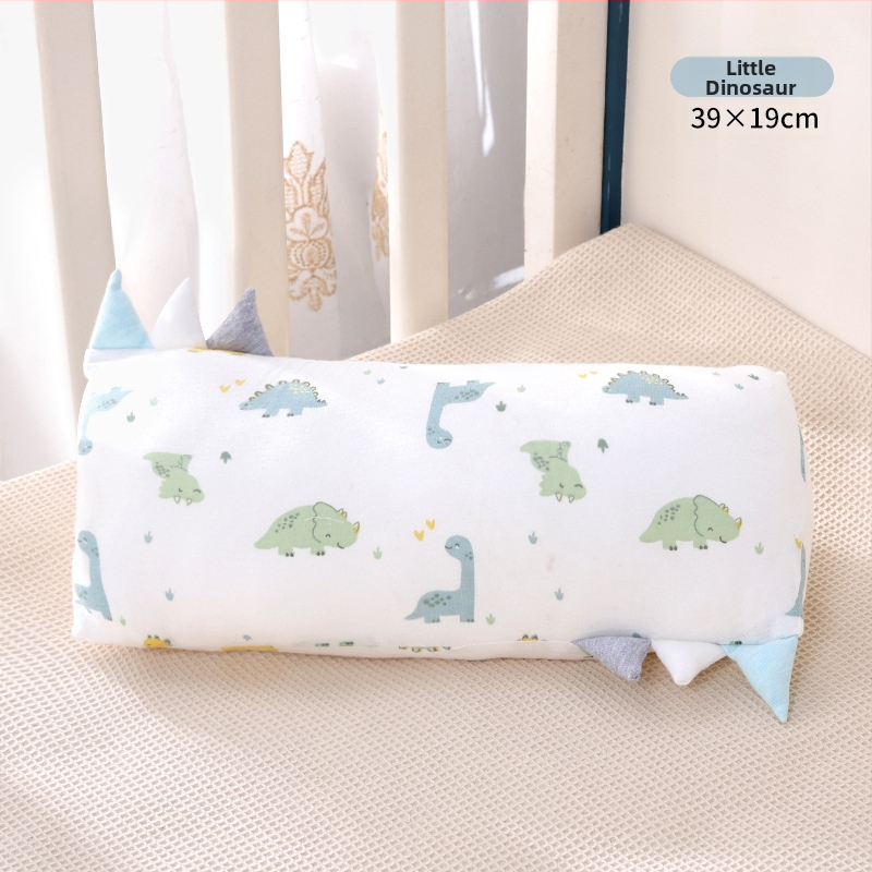 Vaikų pagalvė, stačiakampė, bambuko pluošto ir medvilnės branduolys, žemas profilis 1–5 cm, animacinio stiliaus