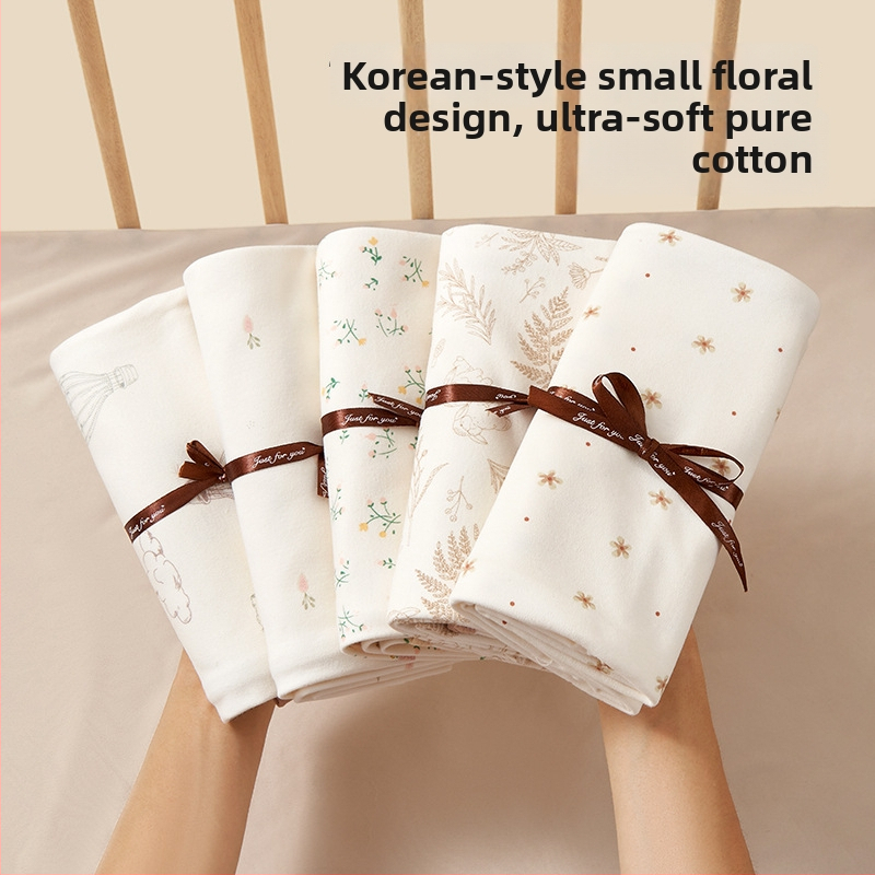 Naujagimio įvyniojimo lakštas, 100–200 g, 100% medvilnė, naujagimiams, visoms sezonoms, Korėjos stilius