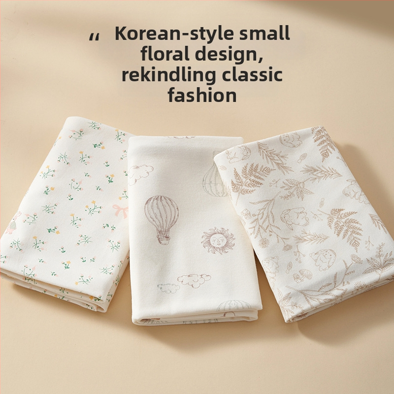 Naujagimio įvyniojimo lakštas, 100–200 g, 100% medvilnė, naujagimiams, visoms sezonoms, Korėjos stilius