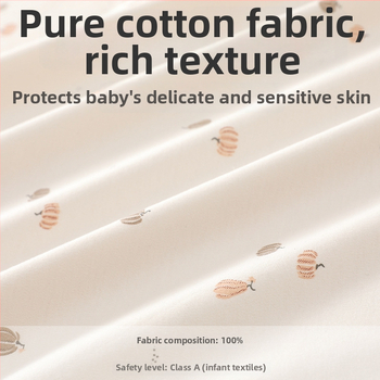 Topeltkihiline beebide tekk 100% puuvillast, nelja aastaajaga, loomamustriga, sobib beebidele ja väikelastele