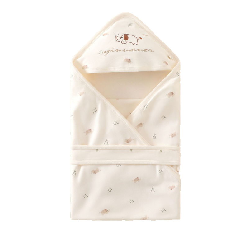 Topeltkihiline beebide tekk 100% puuvillast, nelja aastaajaga, loomamustriga, sobib beebidele ja väikelastele