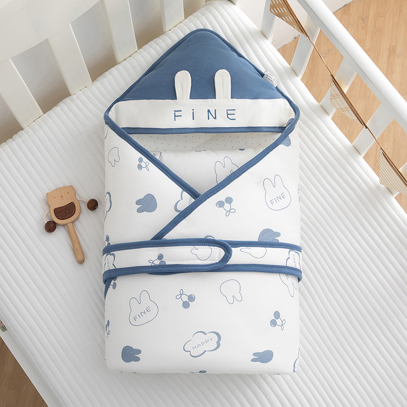 Beebi mähkimistekk – 95% puuvill, talve- ja sügiseks kasutamiseks, vastsündinutele 0–1 aasta, täidis sünteetilised kiud