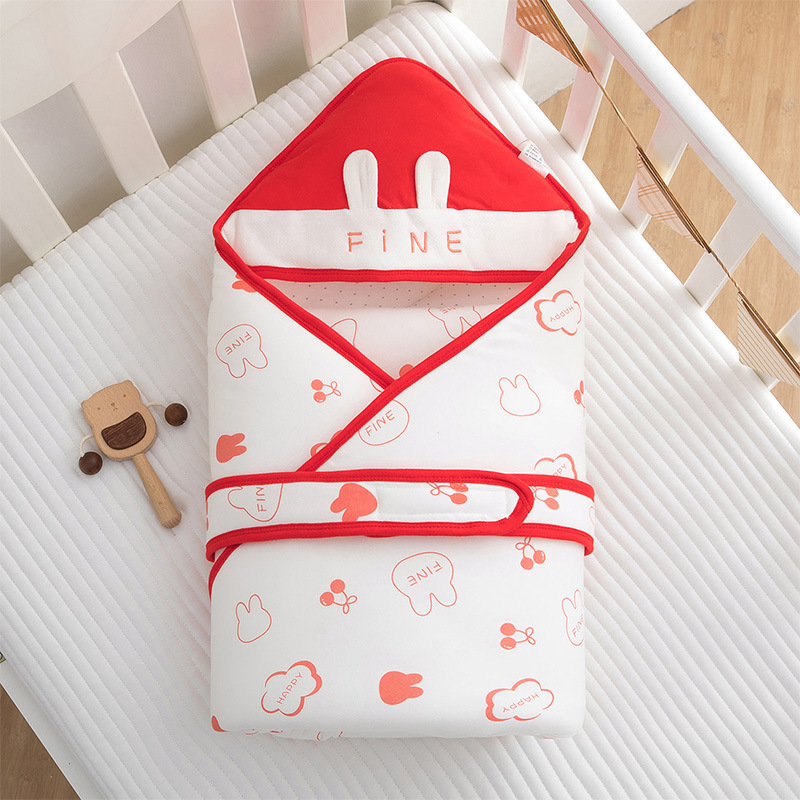 Beebi mähkimistekk – 95% puuvill, talve- ja sügiseks kasutamiseks, vastsündinutele 0–1 aasta, täidis sünteetilised kiud