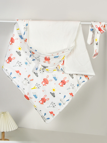 Candy Teddy dječja deka za zagrljaj — 100% pamuk, za novorođenčad, crtani motiv životinja, proljeće, jesen i zima