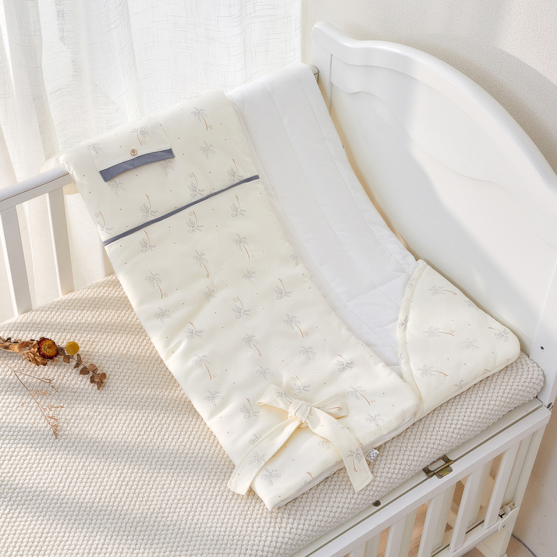 Novorođena zavojnica od 100% pamuka, pogodna za jesen i zimu, uzorak crtani likovi i cvijeće, za bebe do 3 godine.