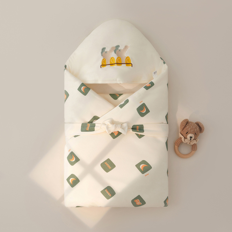 Novorođena zavojnica od 100% pamuka, pogodna za jesen i zimu, uzorak crtani likovi i cvijeće, za bebe do 3 godine.