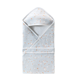 Dječja zavezna deka od čiste pamuka, karikatura uzorak, sigurnosna razina A, za bebe i malu djecu (1–3 godine), pogodna za proljeće, jesen i zimu