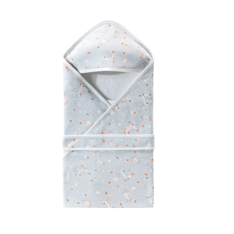 Dječja zavezna deka od čiste pamuka, karikatura uzorak, sigurnosna razina A, za bebe i malu djecu (1–3 godine), pogodna za proljeće, jesen i zimu