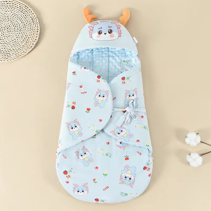 Beebide magamiskott 100% puuvillast, täidis 100% puuvillast, sobib beebidele 0-12 kuud, sügis-talvise perioodile