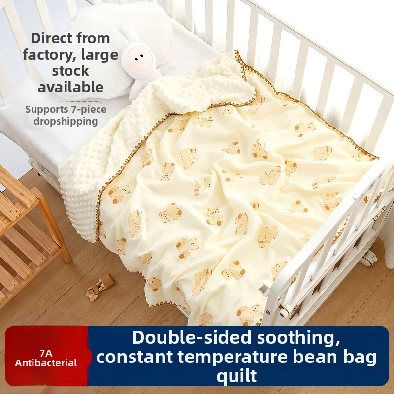 Kūdikių pledas iš 100% medvilnės, 300–500 g, tinkamas naujagimiams iki 6 metų, visoms sezono laikams, animacinių personažų stilius.