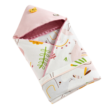 Naujagimiams pledas iš 100% medvilnės, žieminis sezonas, paprastas dizainas, svoris mažiau nei 0,5 kg