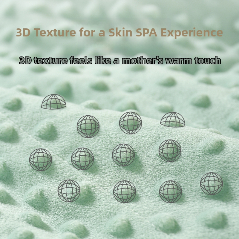 Naujagimiams pledas iš 100% medvilnės, žieminis sezonas, paprastas dizainas, svoris mažiau nei 0,5 kg