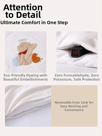 Beebi mähkimis tekk, üle 95% puuvill, täidis 30% puuvill 70% polüester, karikatuuride muster, sobib kevadeks, sügiseks ja talveks, beebidele 0–12 kuud