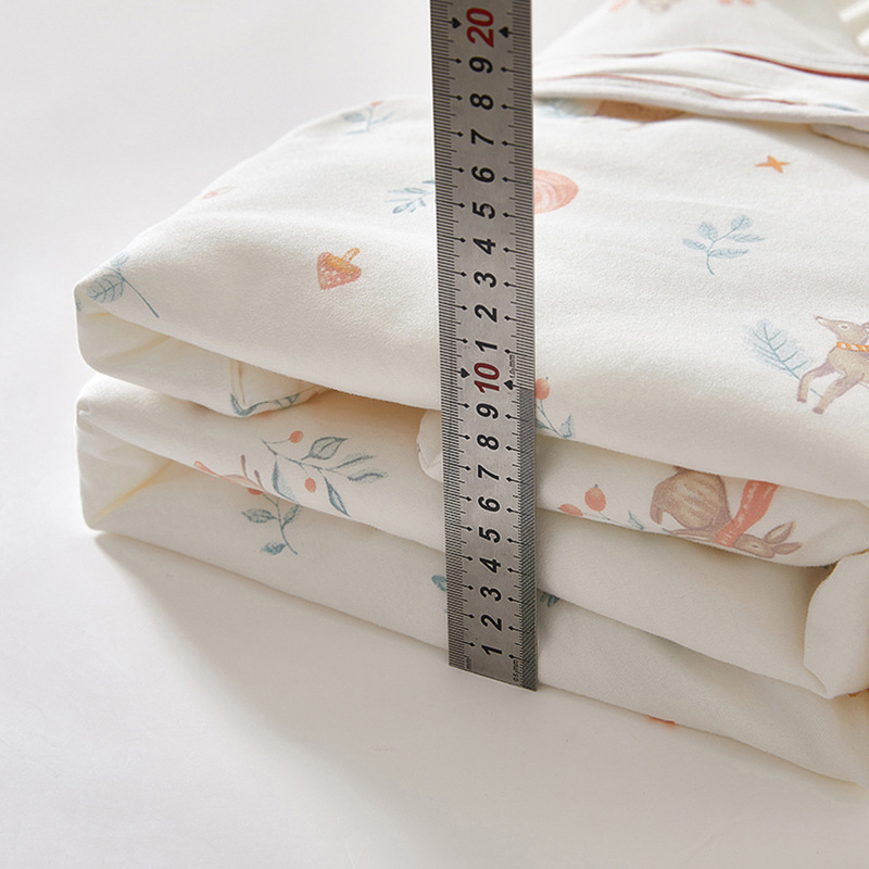 Deka za grljenje beba, pamuk materijal, punilo od kemijskih vlakana, uzorak crtani film, za novorođenčad, zima, Shuo Zhibao