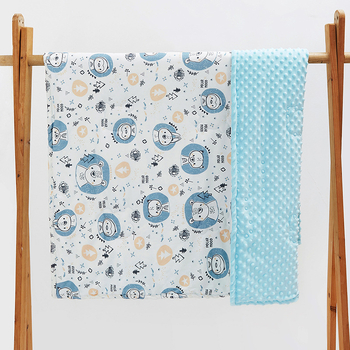 Cuvertură PANPAN TREE, bumbac 95%+, pentru sugari și copii 1–3 ani, model animale/desene animate, potrivită pentru primăvară, toamnă și iarnă