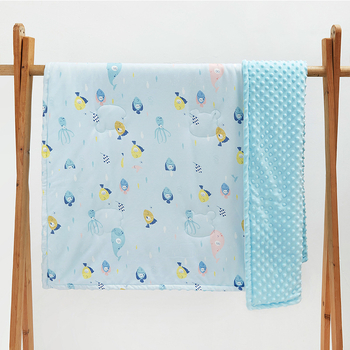 Cuvertură PANPAN TREE, bumbac 95%+, pentru sugari și copii 1–3 ani, model animale/desene animate, potrivită pentru primăvară, toamnă și iarnă