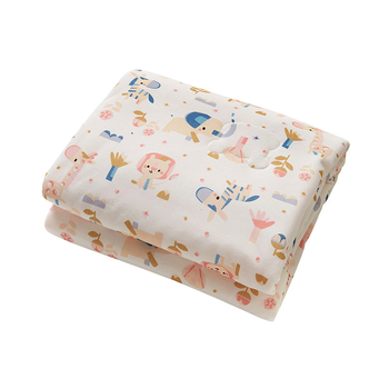 Cuvertură PANPAN TREE, bumbac 95%+, pentru sugari și copii 1–3 ani, model animale/desene animate, potrivită pentru primăvară, toamnă și iarnă