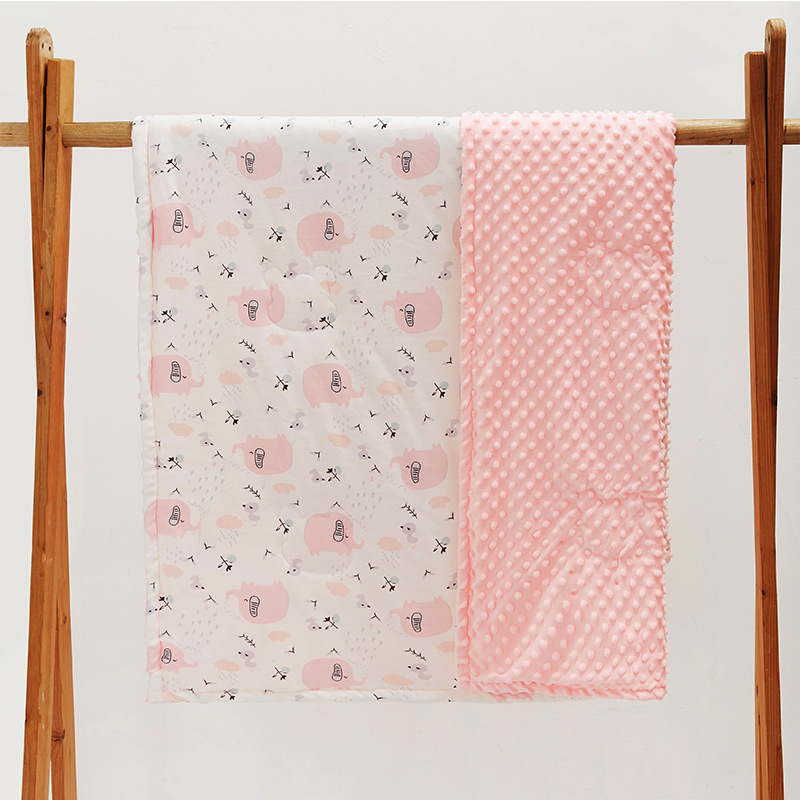 Cuvertură PANPAN TREE, bumbac 95%+, pentru sugari și copii 1–3 ani, model animale/desene animate, potrivită pentru primăvară, toamnă și iarnă