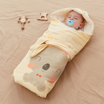 Zavinjača za novorođenče, 95% čista pamuk, punjenje kemijska vlakna, pogodna za proljeće, jesen i zimu, za novorođenčad 0–12 mjeseci