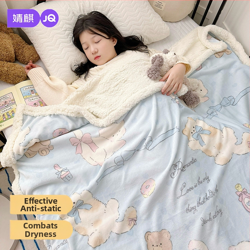 Kūdikio antklodė – mišinio medžiaga, 500–800 g, vaikams nuo 1 iki 6 metų, ruduo ir žiema, animacinio stiliaus, pritaikoma