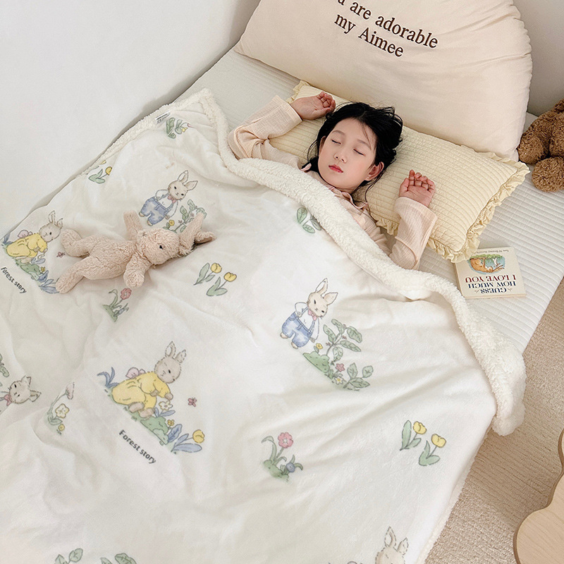 Kūdikio antklodė – mišinio medžiaga, 500–800 g, vaikams nuo 1 iki 6 metų, ruduo ir žiema, animacinio stiliaus, pritaikoma