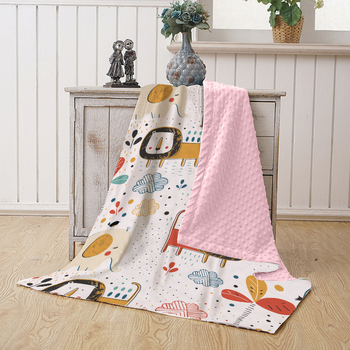 Esrou kūdikių velūrinė pledė, 300-500 g, skirta 1-3 metų vaikams, keturių sezonų dizainas, animacinio stiliaus, pritaikoma