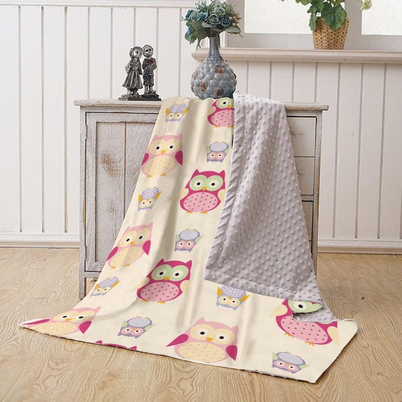 Esrou kūdikių velūrinė pledė, 300-500 g, skirta 1-3 metų vaikams, keturių sezonų dizainas, animacinio stiliaus, pritaikoma