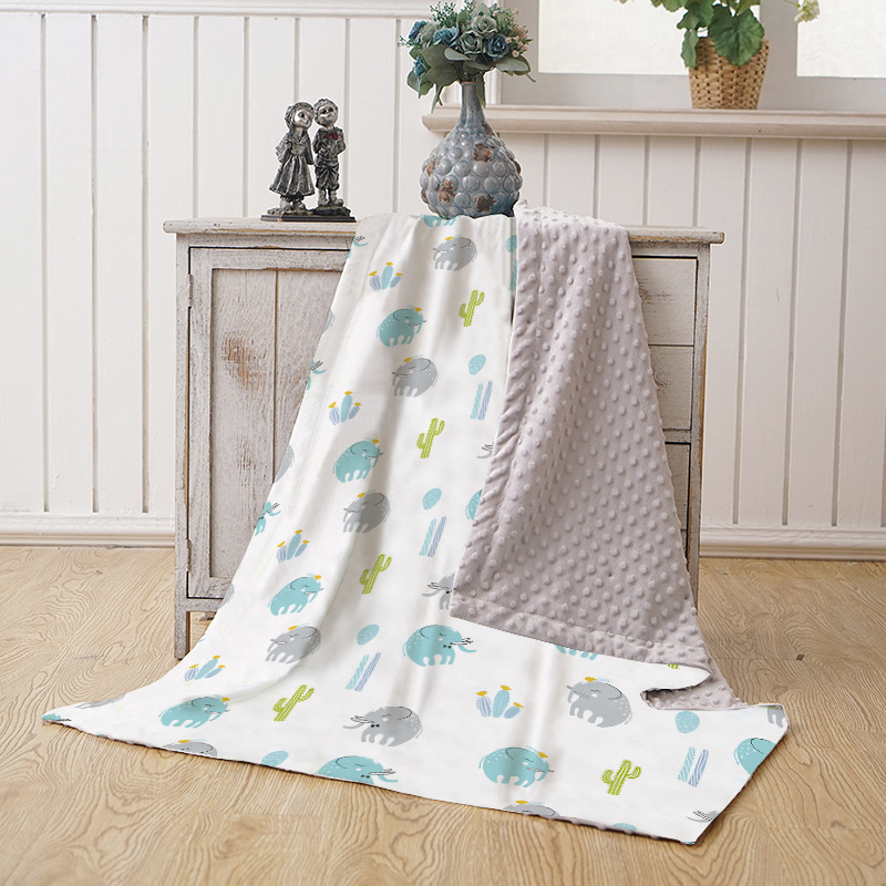 Esrou kūdikių velūrinė pledė, 300-500 g, skirta 1-3 metų vaikams, keturių sezonų dizainas, animacinio stiliaus, pritaikoma