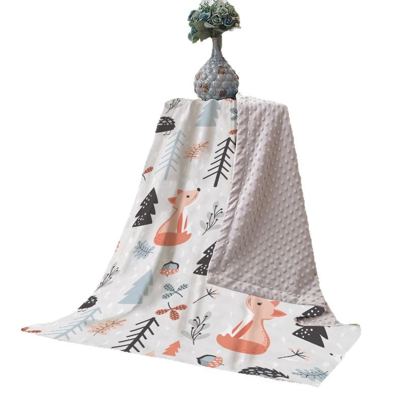 Esrou kūdikių velūrinė pledė, 300-500 g, skirta 1-3 metų vaikams, keturių sezonų dizainas, animacinio stiliaus, pritaikoma