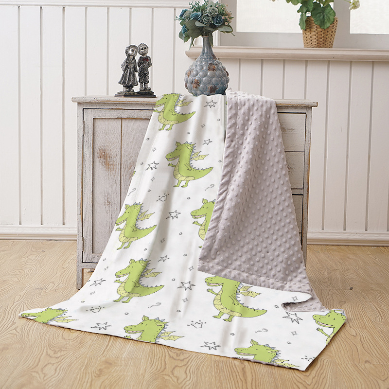 Esrou kūdikių velūrinė pledė, 300-500 g, skirta 1-3 metų vaikams, keturių sezonų dizainas, animacinio stiliaus, pritaikoma