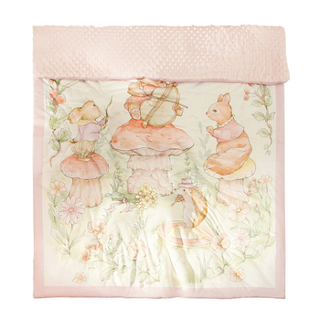 Kūdiklių pledas su poliesterio užpildais, megzta medvilnė audinys, svoris 0,55–1,0 kg, pavasario ir rudens sezonoms, tinkamas 1–2 metų vaikams