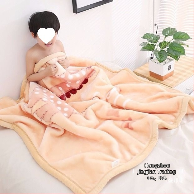 Kūdikio pledas iš flanelės-poliesterio, kūdikiams, tinkamas visiems metų laikams, šiuolaikiško paprastumo stilius, prekės ženklas Sheng bangrong