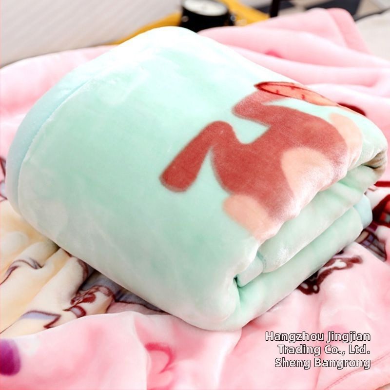Kūdikio pledas iš flanelės-poliesterio, kūdikiams, tinkamas visiems metų laikams, šiuolaikiško paprastumo stilius, prekės ženklas Sheng bangrong