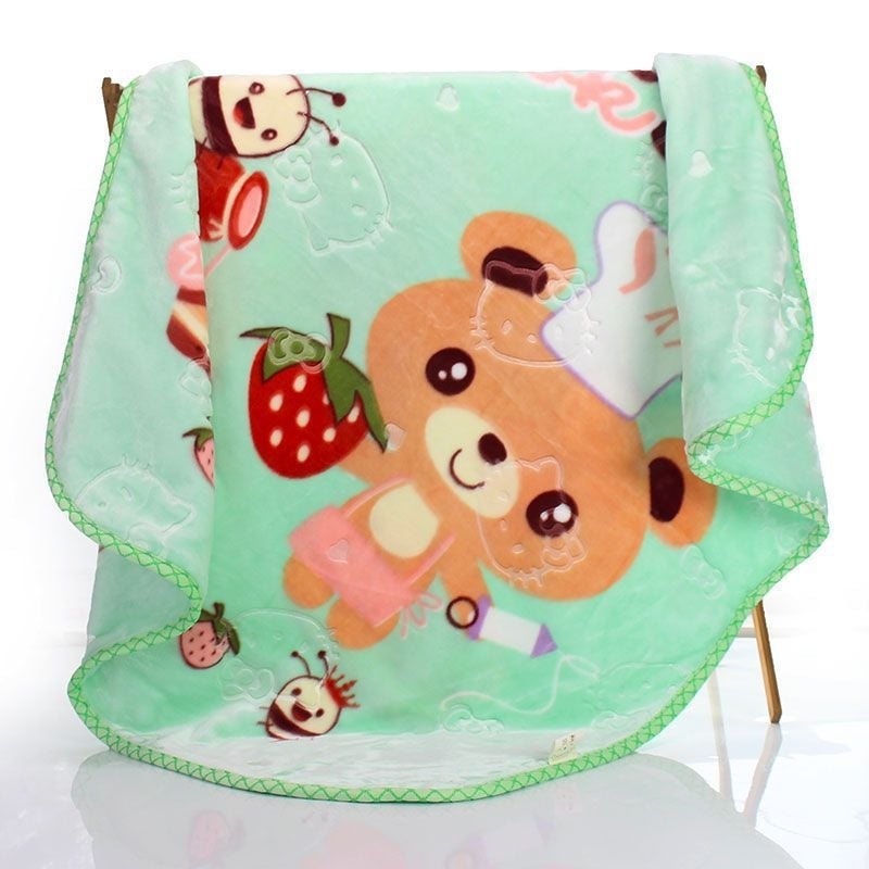 Kūdikio pledas iš flanelės-poliesterio, kūdikiams, tinkamas visiems metų laikams, šiuolaikiško paprastumo stilius, prekės ženklas Sheng bangrong