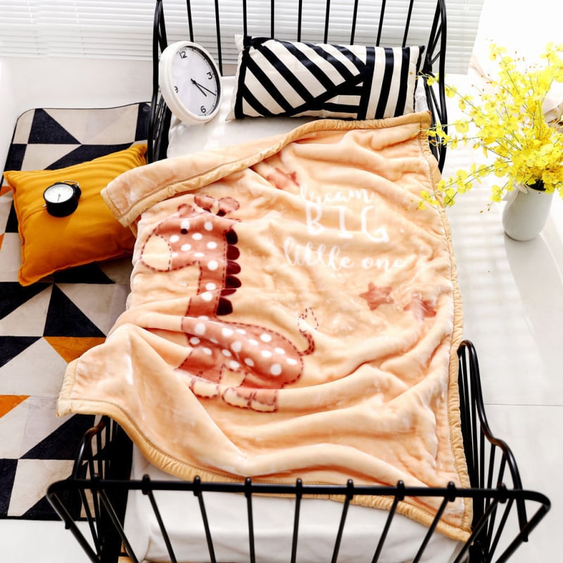 Kūdikio pledas iš flanelės-poliesterio, kūdikiams, tinkamas visiems metų laikams, šiuolaikiško paprastumo stilius, prekės ženklas Sheng bangrong