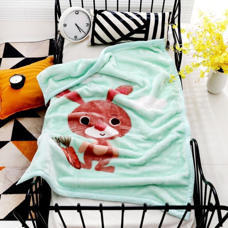 Kūdikio pledas iš flanelės-poliesterio, kūdikiams, tinkamas visiems metų laikams, šiuolaikiško paprastumo stilius, prekės ženklas Sheng bangrong