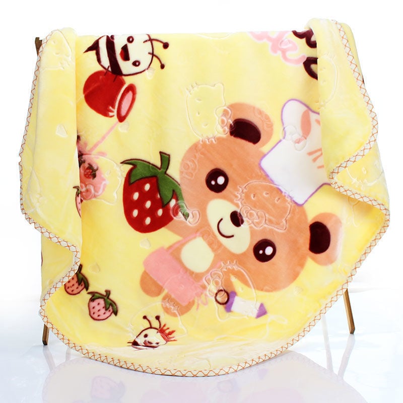 Kūdikio pledas iš flanelės-poliesterio, kūdikiams, tinkamas visiems metų laikams, šiuolaikiško paprastumo stilius, prekės ženklas Sheng bangrong