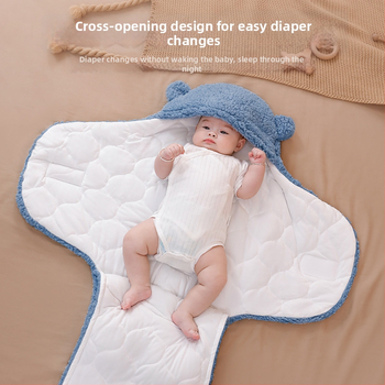 Beebide swaddling tekk lammasvillast, sügis-talviselt paksem, polüestri täidis, ühevärviline, laos