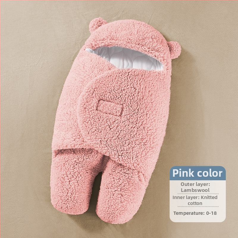 Beebide swaddling tekk lammasvillast, sügis-talviselt paksem, polüestri täidis, ühevärviline, laos