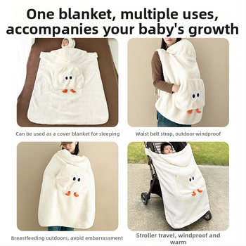 Kūdikio vežimėlio antklodė – poliesteris, rudenis–žiema, naujagimiams, vėją atmušanti, animacinio stiliaus