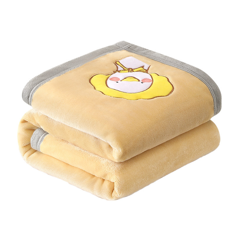 Flanelinė antklodė su logotipo siuvimu, 300–500 g svoris, tinkama visiems metų laikams, vaikams nuo 6 iki 12 metų
