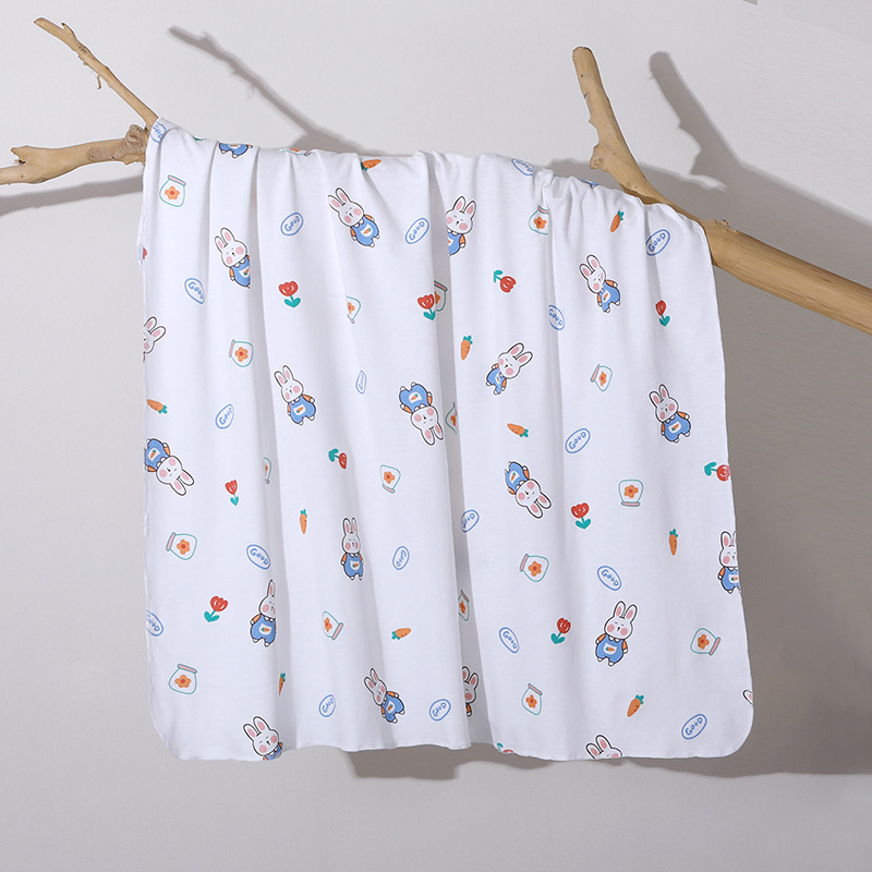 Dječja uvijenica od čiste pamucne tkanine, sigurnosna razina A, uzorak životinja/crtani likovi, pogodno za sve sezone, za novorođenčad i malu djecu 0–3 godine